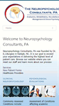 Mobile Screenshot of neuropsychologyconsultants.net